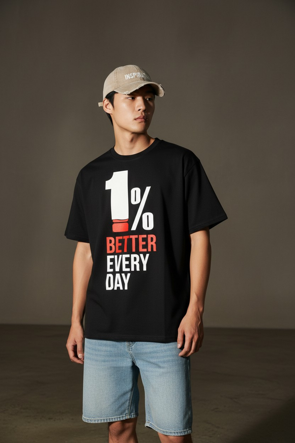 1% Better Oversized T-Shirt