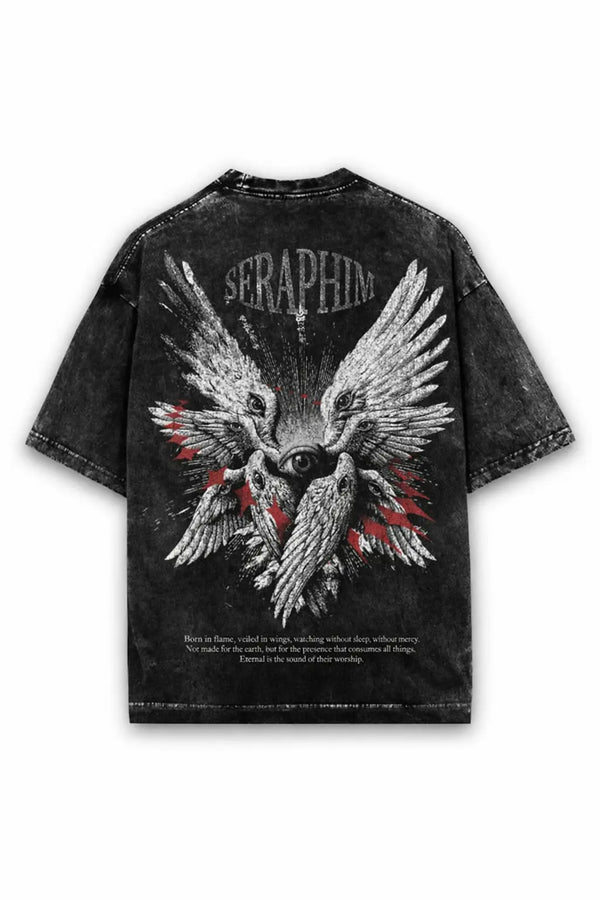 SERAPHIM Oversized Acid Wash T-Shirt WestWild